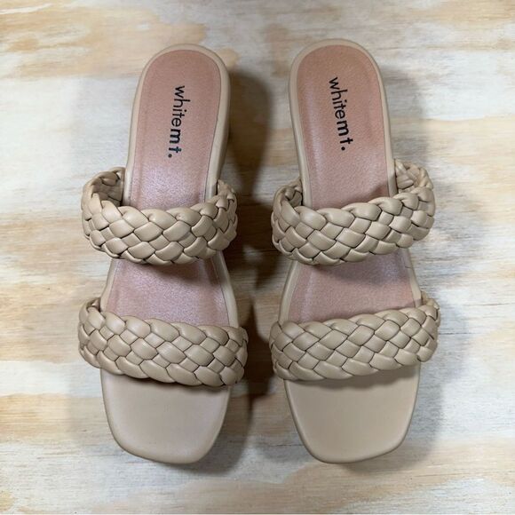 White Mountain Salvadora Platform Braided Wedge Sandals Women's Size 8 - Picture 2 of 9